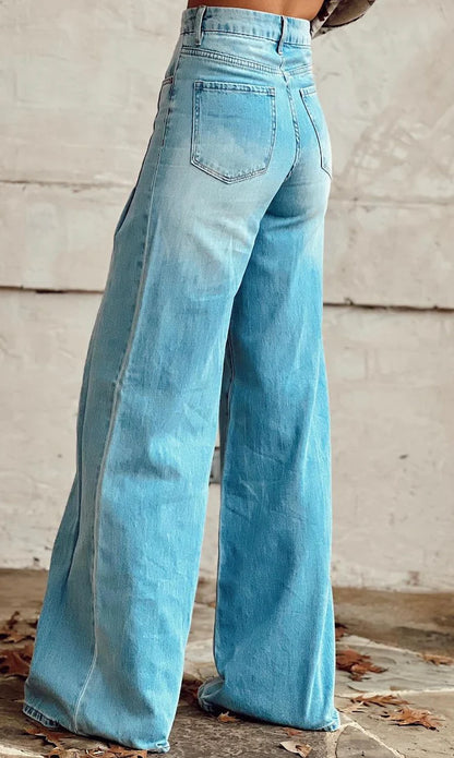 New Style Casual Thin Wide Leg Jeans