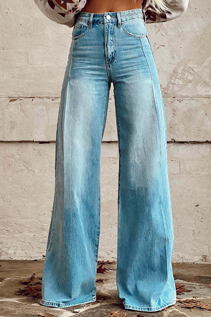 New Style Casual Thin Wide Leg Jeans